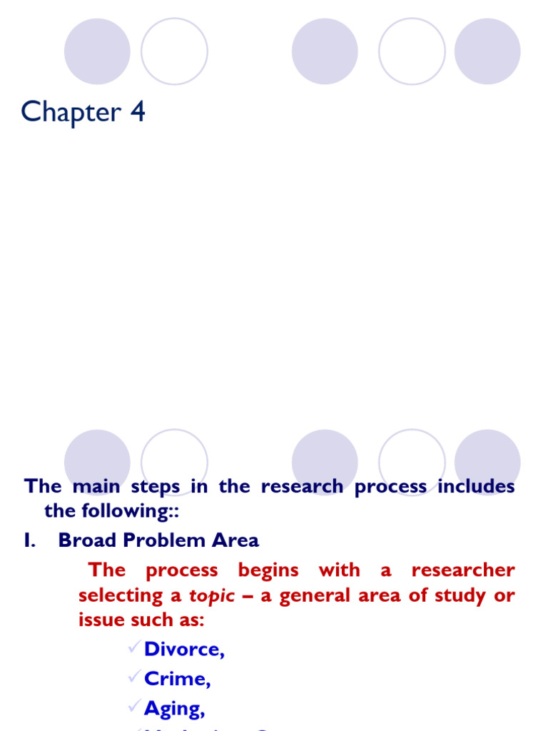 Chapter 4 The Research Processes | PDF | Experiment | Information