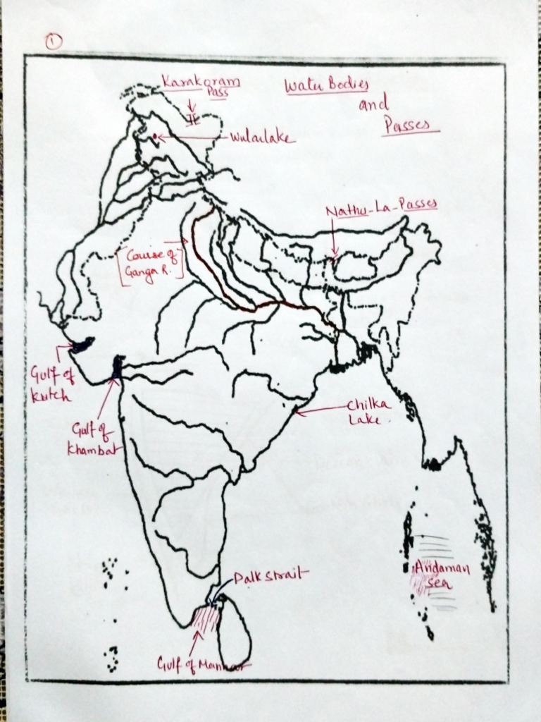 Geographic Features and Cities of India | PDF