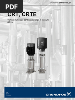 Pumps Grundfos CR Data Sheet - Eng | PDF | Pump | Mechanical Engineering