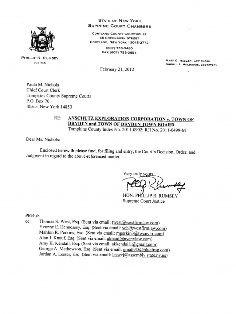 Dryden Zoning Law Decision PDF
