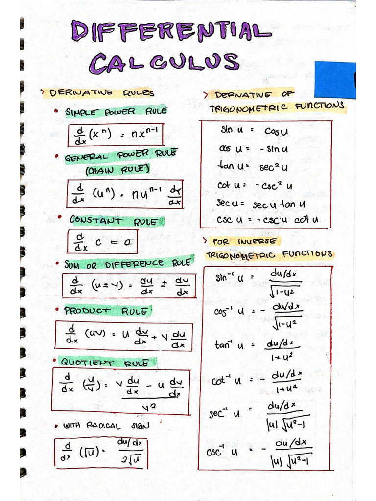 Differential and Integral Calculus | PDF