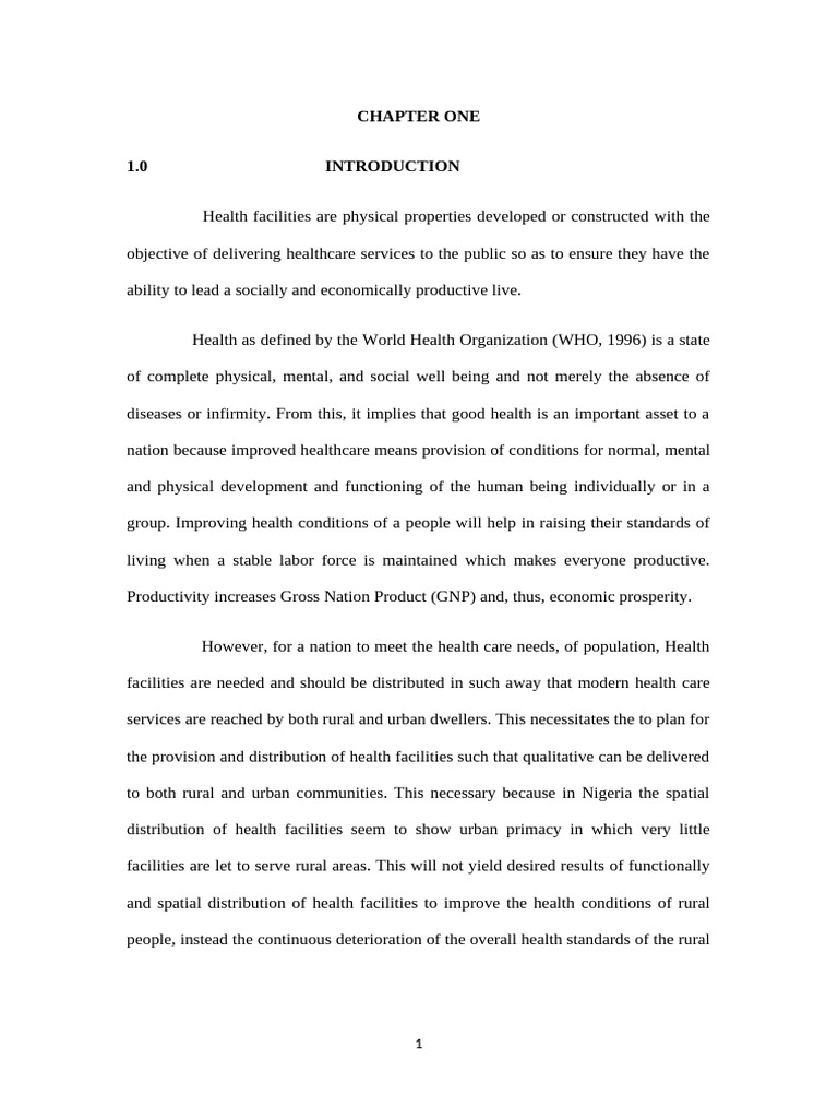 Rural Health Facility Distribution | PDF | Clinic | Health Care