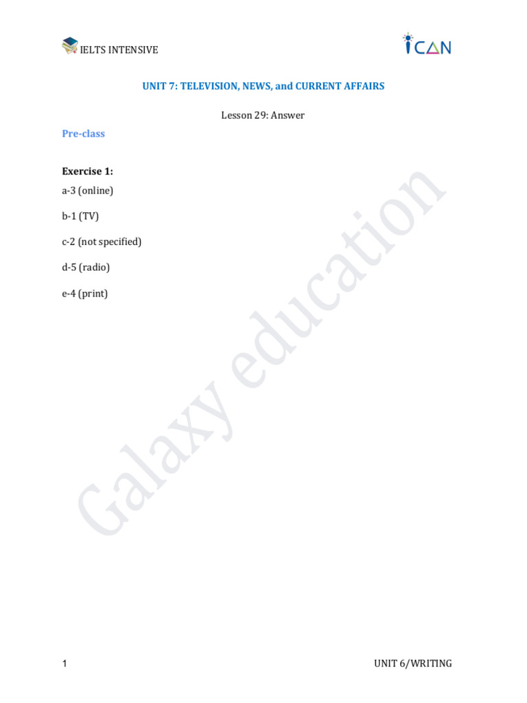 Lesson 29 - Key | PDF | Languages | Foreign Language Studies