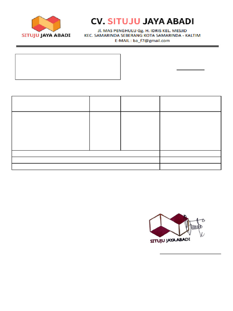 Invoice Sja Ibh | PDF
