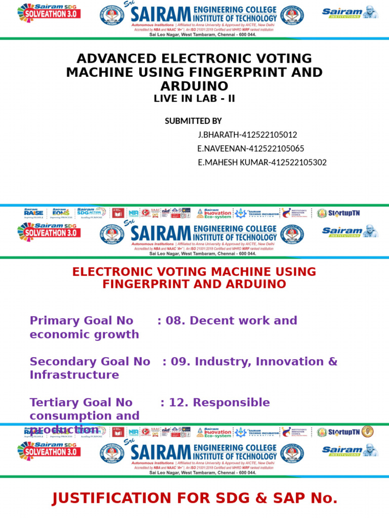 Live in Lab PPT 4TH SEM-1 | PDF | Electronic Voting | Computing