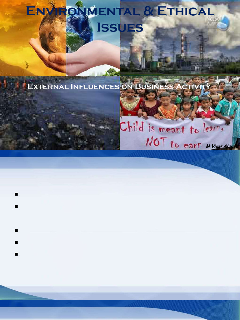 Envi & Ethical Issues | PDF | Pollution | Waste