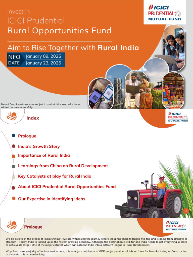 ICICI Rural Opportunities Fund Overview | PDF | Gross Domestic Product ...