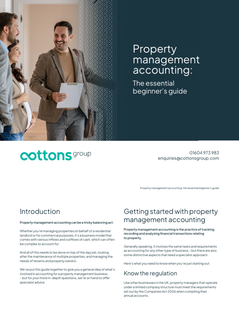 Property Management Accounting Guide | PDF | Property Management | Expense