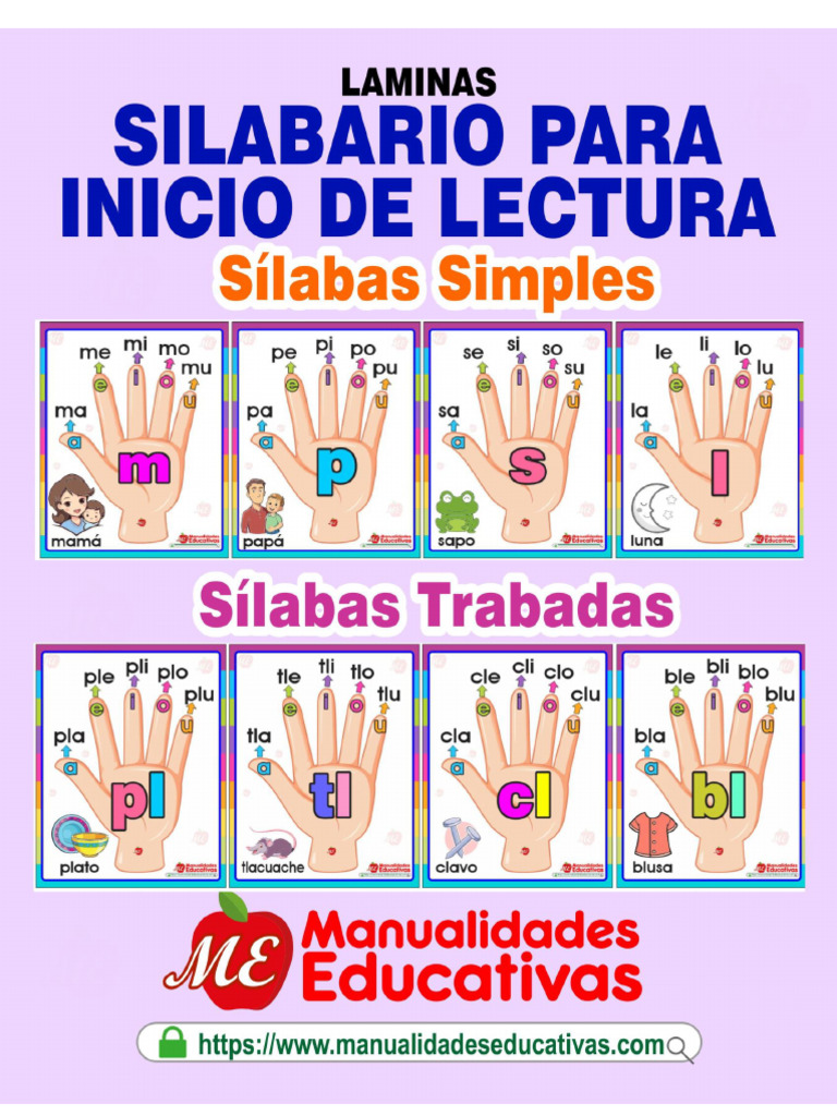 SILABARIO PARA INICIO DE LECTURA | PDF