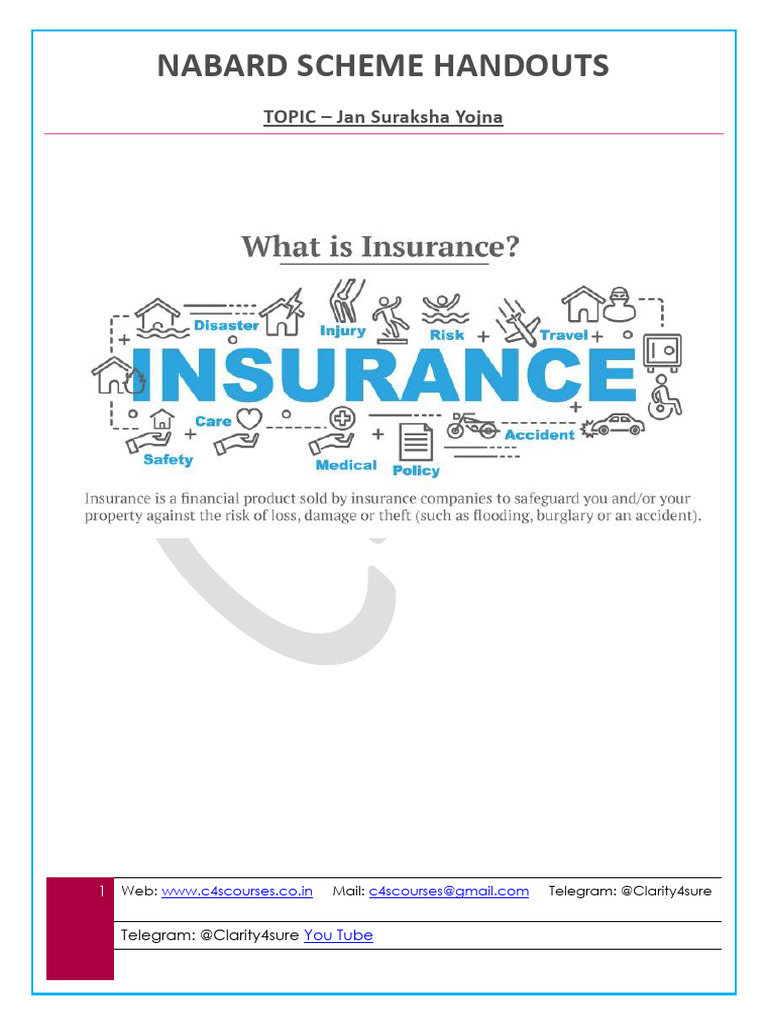 Insurance Schemes Unorganised Sector Lyst17221598 241013 194833 | PDF ...