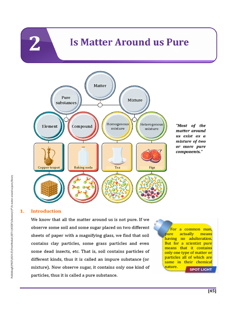 Understanding Pure Substances and Mixtures | PDF | Mixture | Solubility