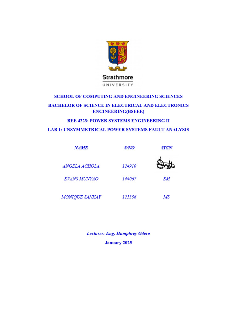 Transformer Fault Current Analysis | PDF