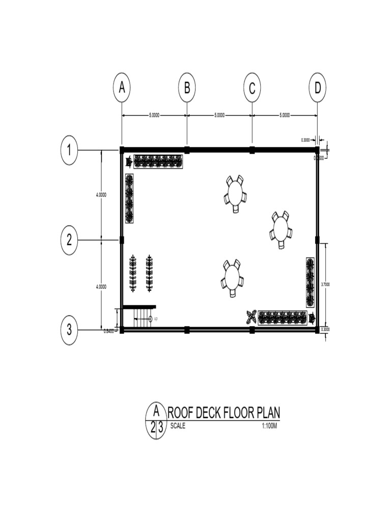 CE00014-Roof Deck Plan | PDF