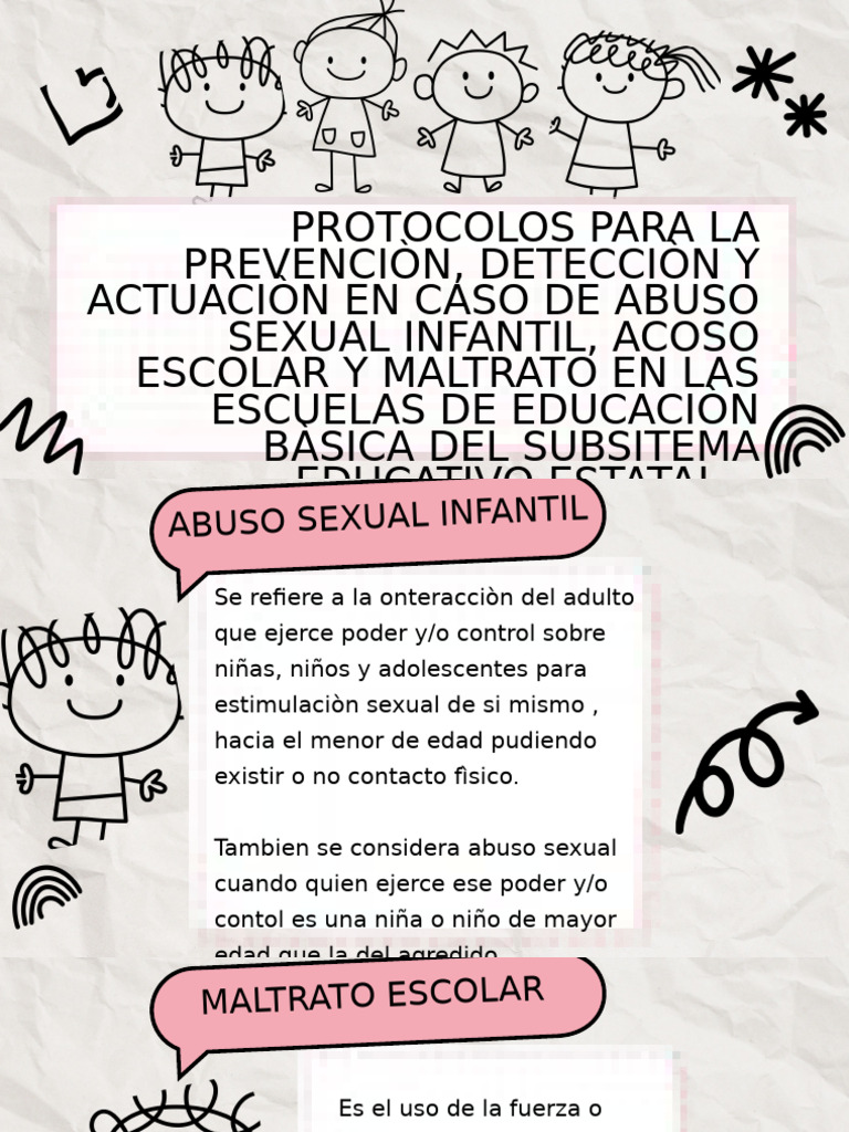 Protocolo de Prevención del Abuso Infantil | PDF | Abuso infantil ...