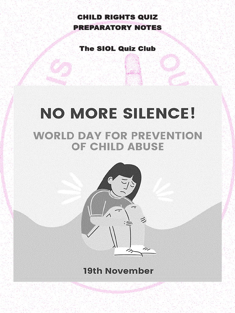 Child Rights Quiz 2024 Overview | PDF | Human Trafficking ...