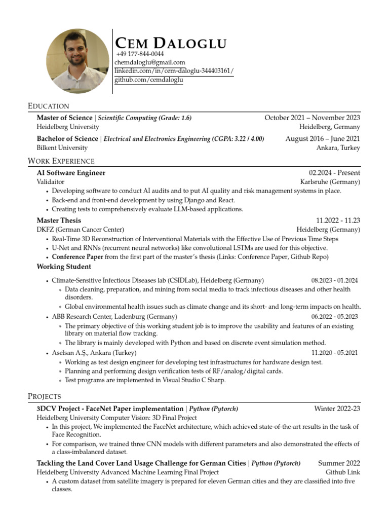 AI Software Engineer & Researcher Profile | PDF | Machine Learning ...