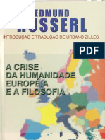 Husserl - Crise Da Humanidade Europeia