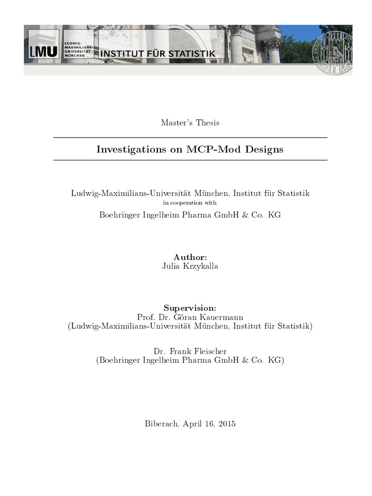 MCP-Mod Designs for Binary Outcomes | PDF | P Value | Type I And Type ...