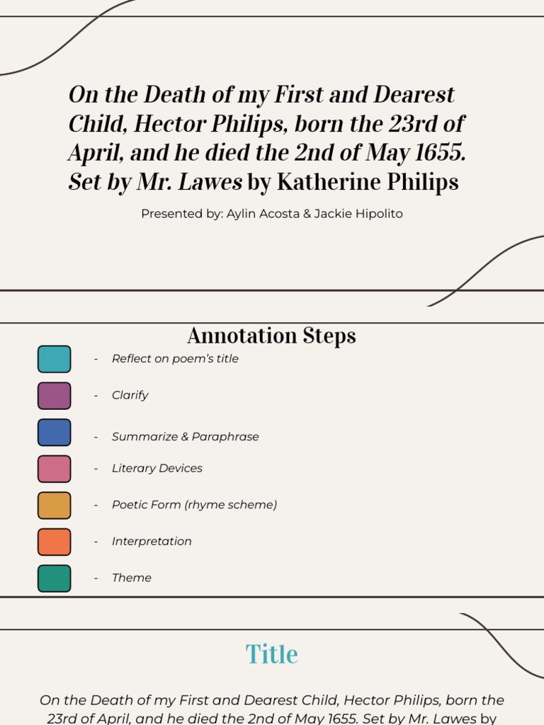 Poetry Presentation | PDF | Grief | Poetry
