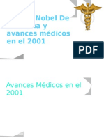 Premio Nobel De medicina y avances médicos en el 2001