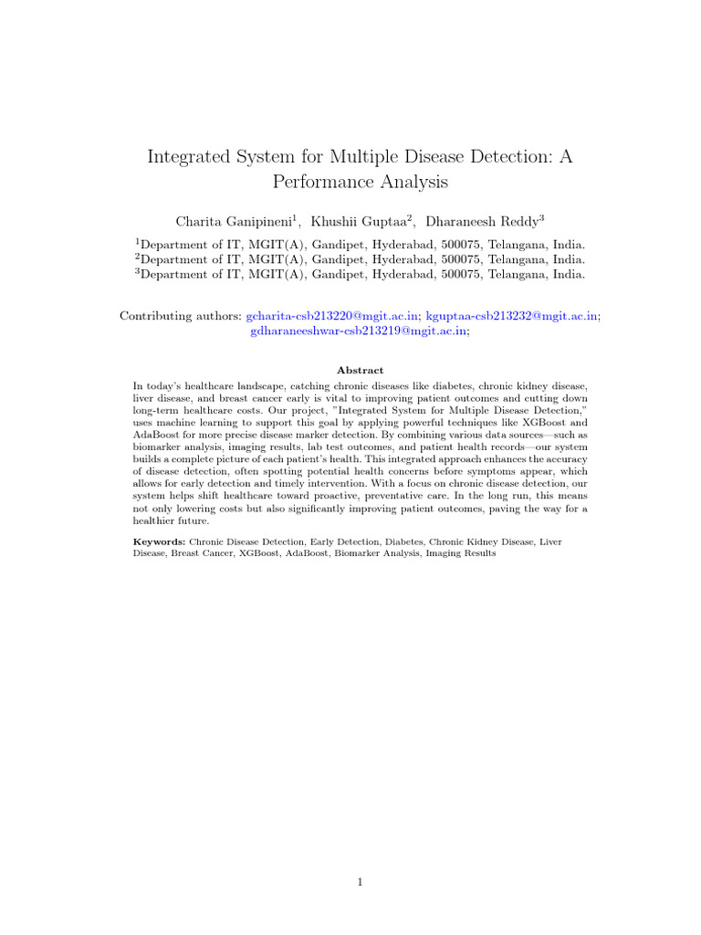 Springer Nature LaTeX Template PDF Diabetes Chronic Kidney Disease