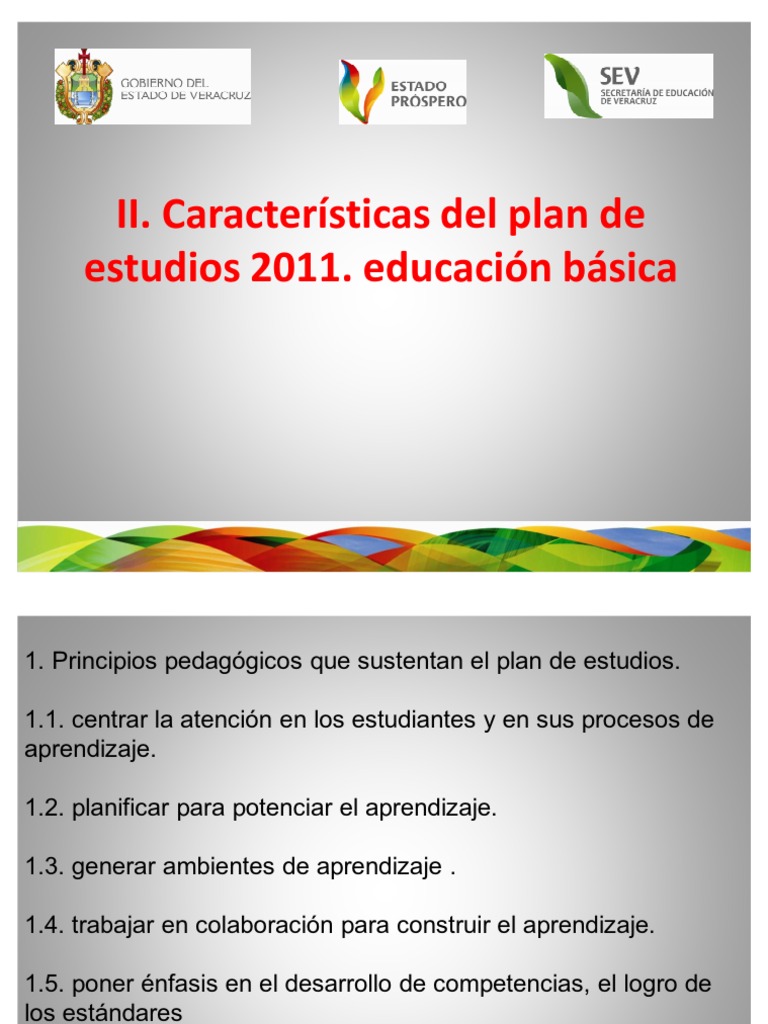 Resumen del Plan de Estudios 2011 | PDF | Evaluación | Aprendizaje