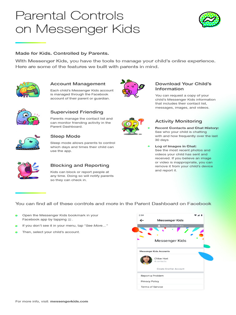 Parental Controls On Messenger Kids | PDF