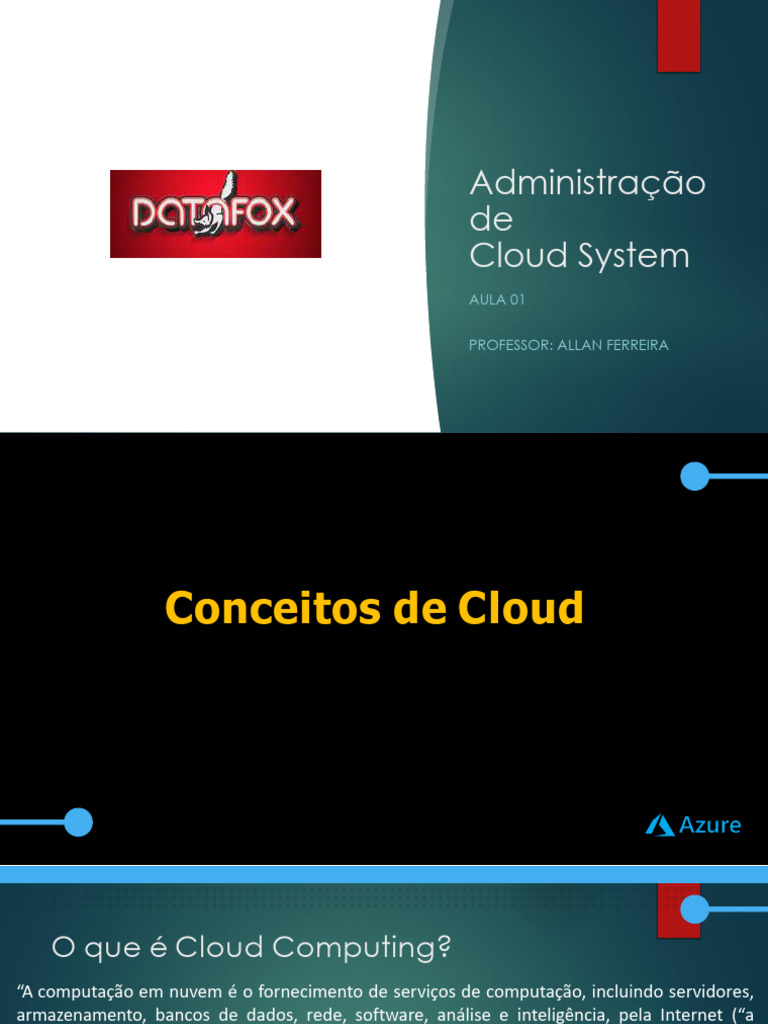 Introdução à Administração de Cloud System | PDF | Computação em nuvem ...