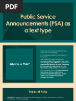 Writing Effective PSAs and Notices | PDF | Communication