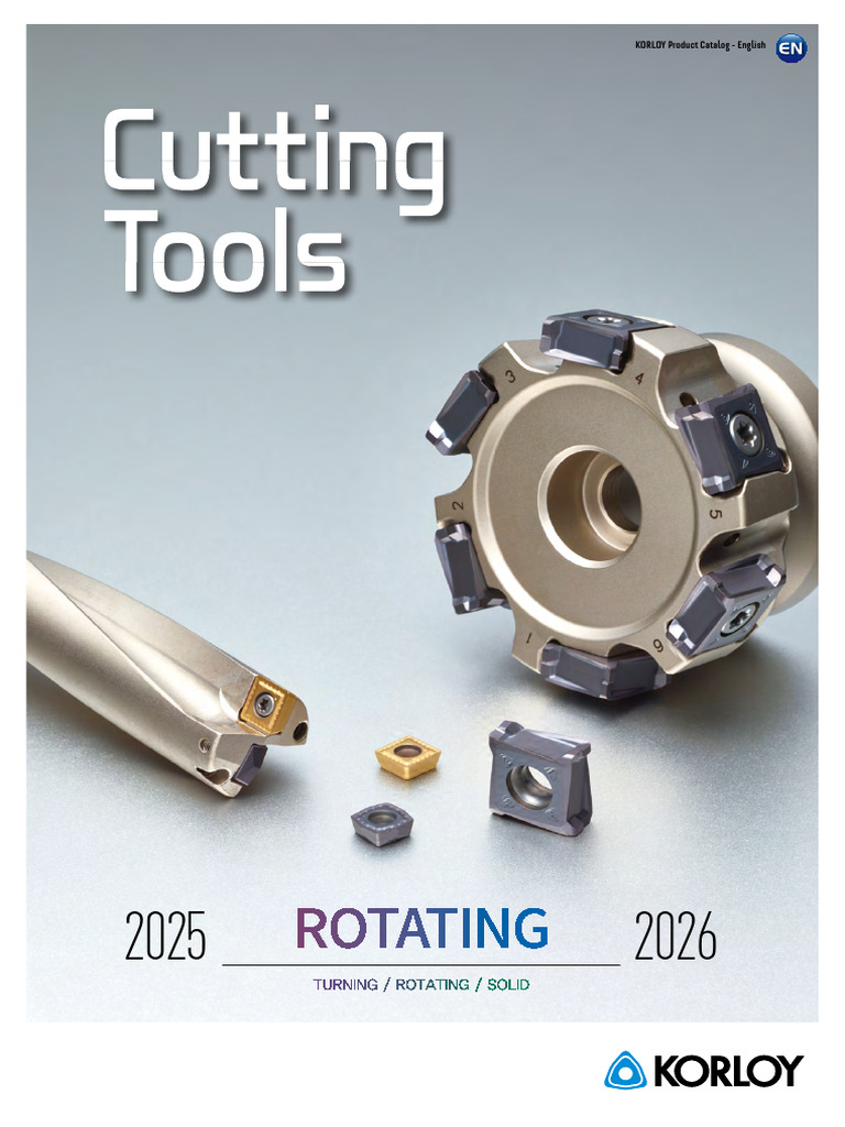 KORLOY 2025-2026 Product Catalog | PDF | Machining | Grinding (Abrasive ...