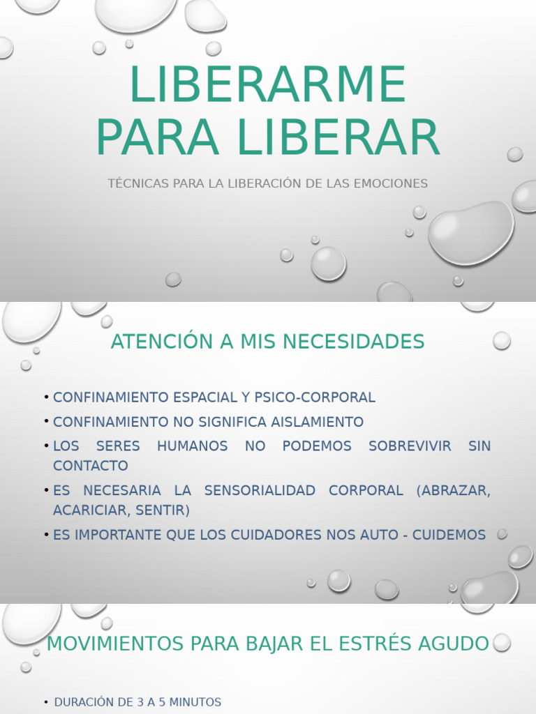 Liberarme para Liberar | PDF | Las emociones