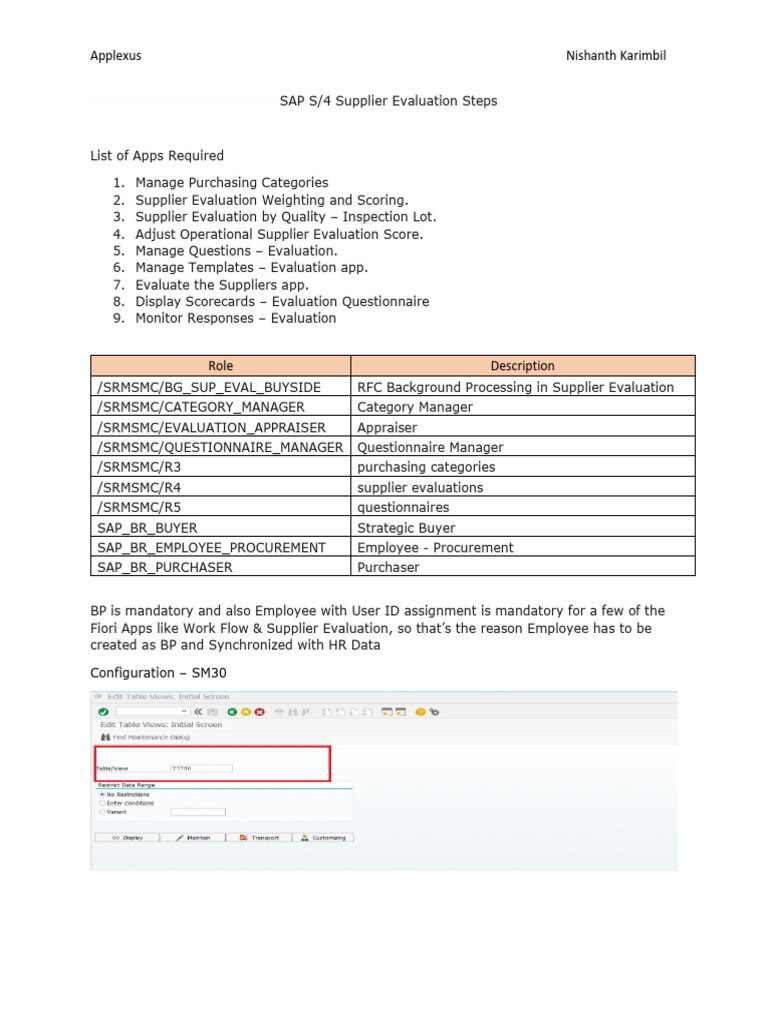SAP S/4 Supplier Evaluation Guide | PDF | Computing