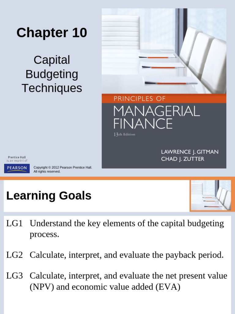 Capital Budgeting Techniques Explained | PDF | Net Present Value ...