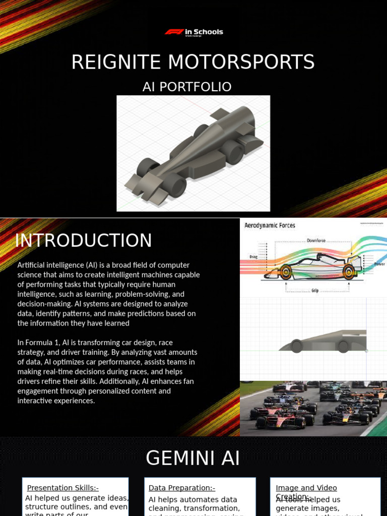 AI-Driven Innovations in F1 Design | PDF | Artificial Intelligence ...