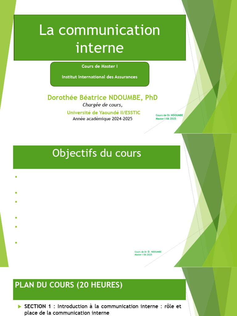 Communication interne : Stratégies et outils | PDF | la communication ...