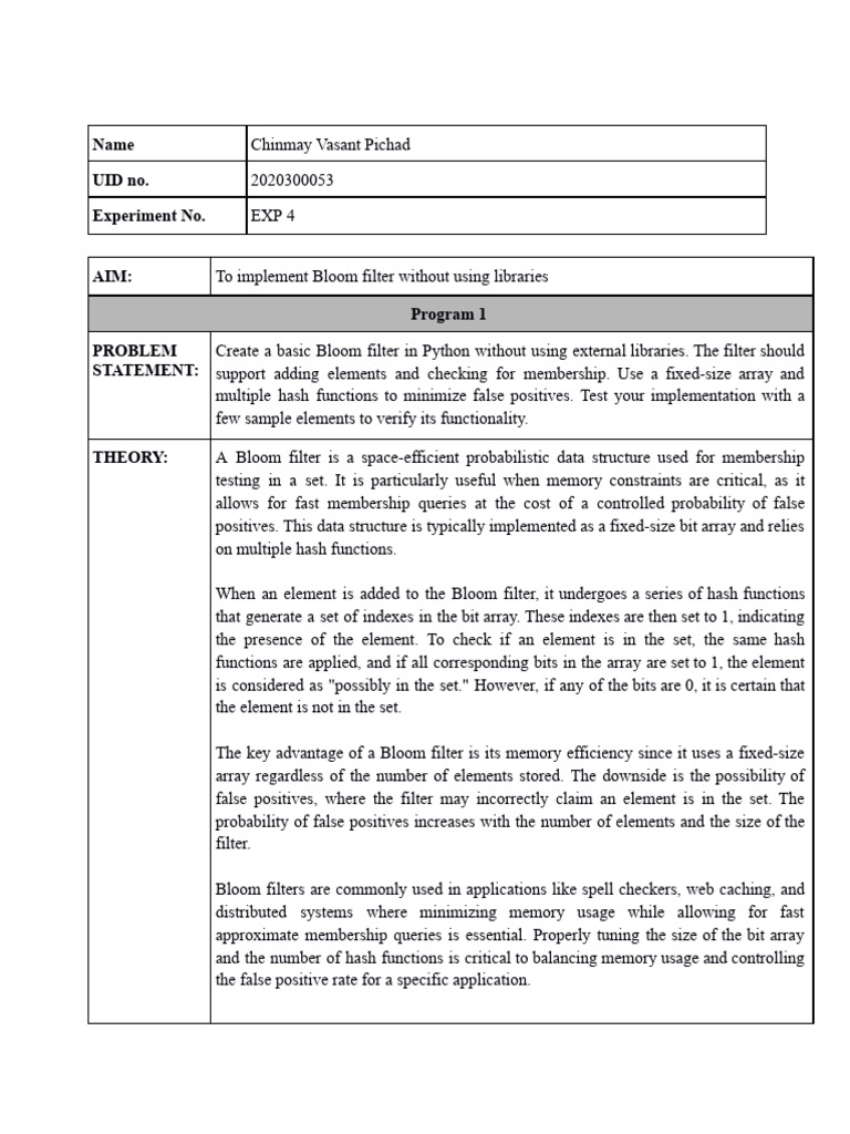 Bda Exp4 Chinmay | PDF | Algorithms | Information Technology