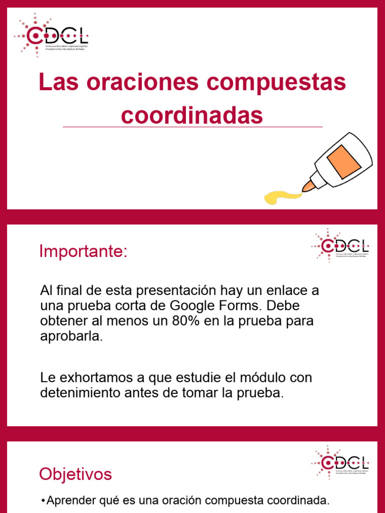 Oraciones Compuestas Coordinadas 250204 121920 | PDF | Oración ...