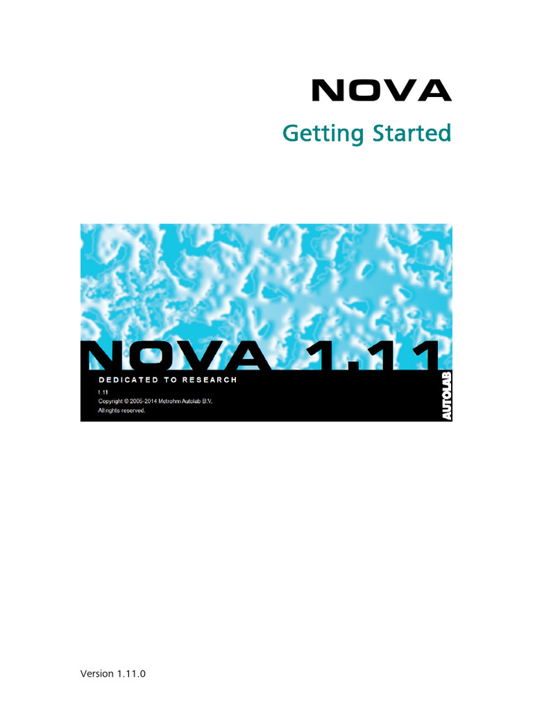 NOVA 1.11 Getting Started Guide | PDF | Microsoft Windows | Device Driver