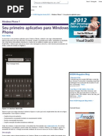 Windows Phone 7 - Seu Primeiro Aplicativo Para Windows Phone