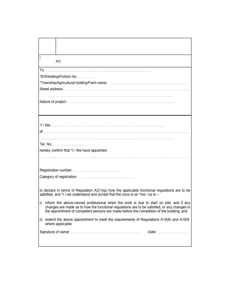 Building Application Declaration | PDF | Environmental Impact Assessment