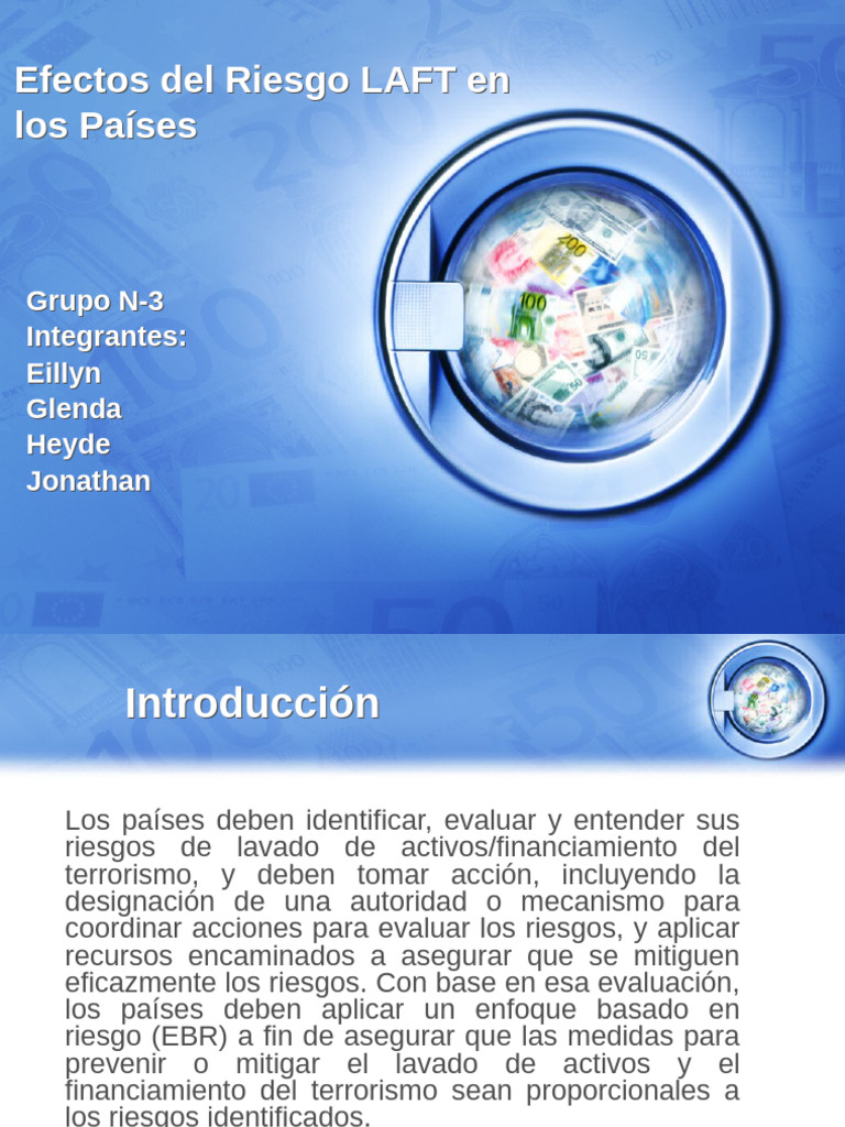 Efectos Del Riesgo LAFT en Los Países - 3-1 | PDF | Lavado de dinero ...