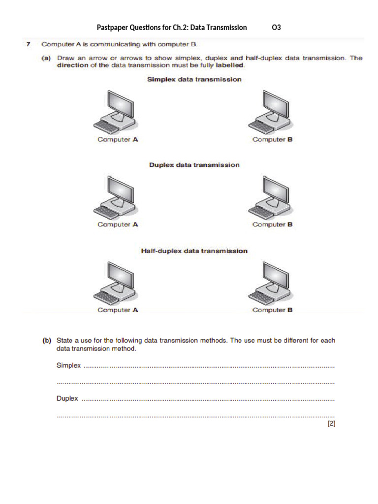 Data Transmission PP Qs | PDF