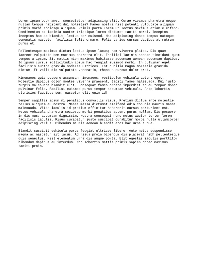 Random Lorem Ipsum | PDF