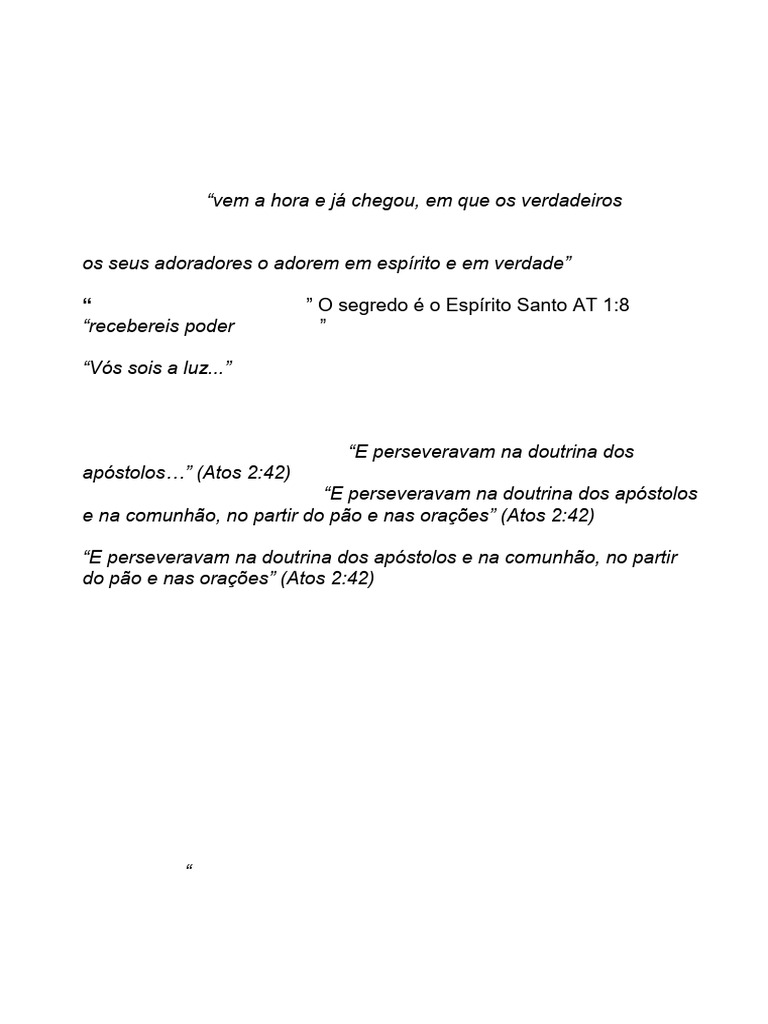 Esboço de Pregação: Igreja de Filadélfia | PDF | Oração | Jesus