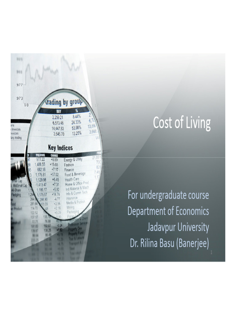 Understanding Consumer Price Index (CPI) | PDF | Cost Of Living ...