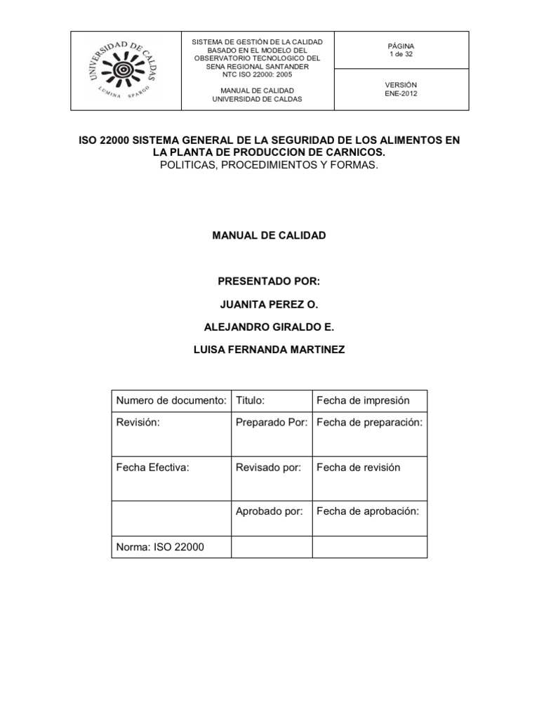 Fssc 22000 Manual Free Download