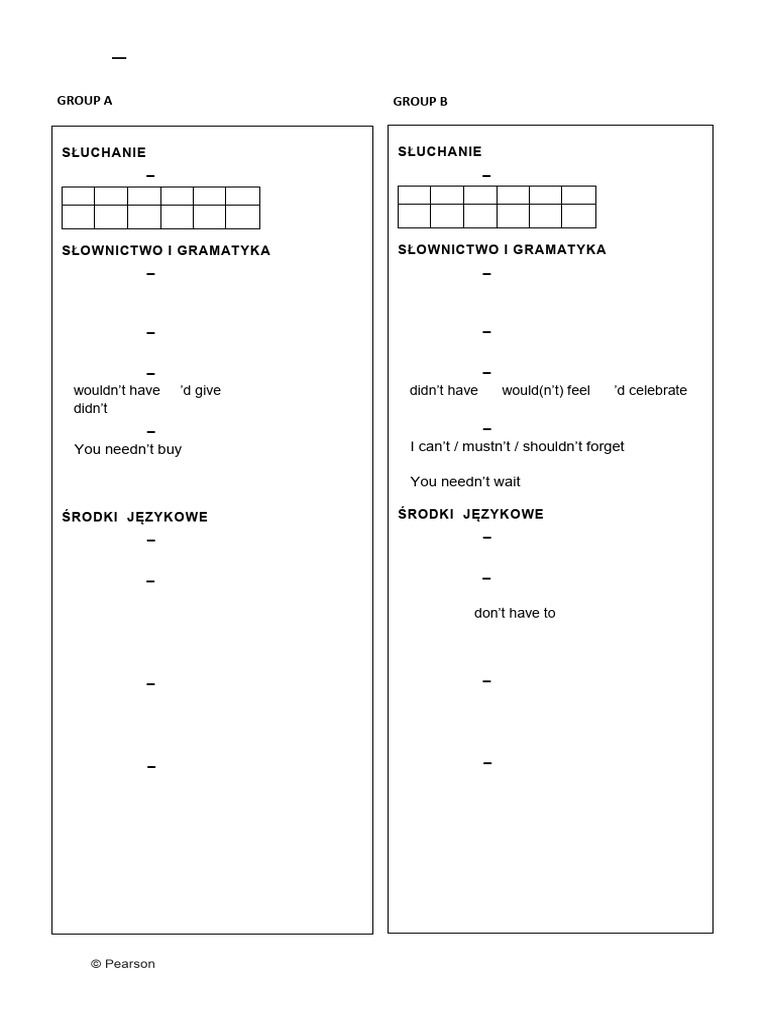 Focus 2 Unit 6 Test Answer Key | PDF