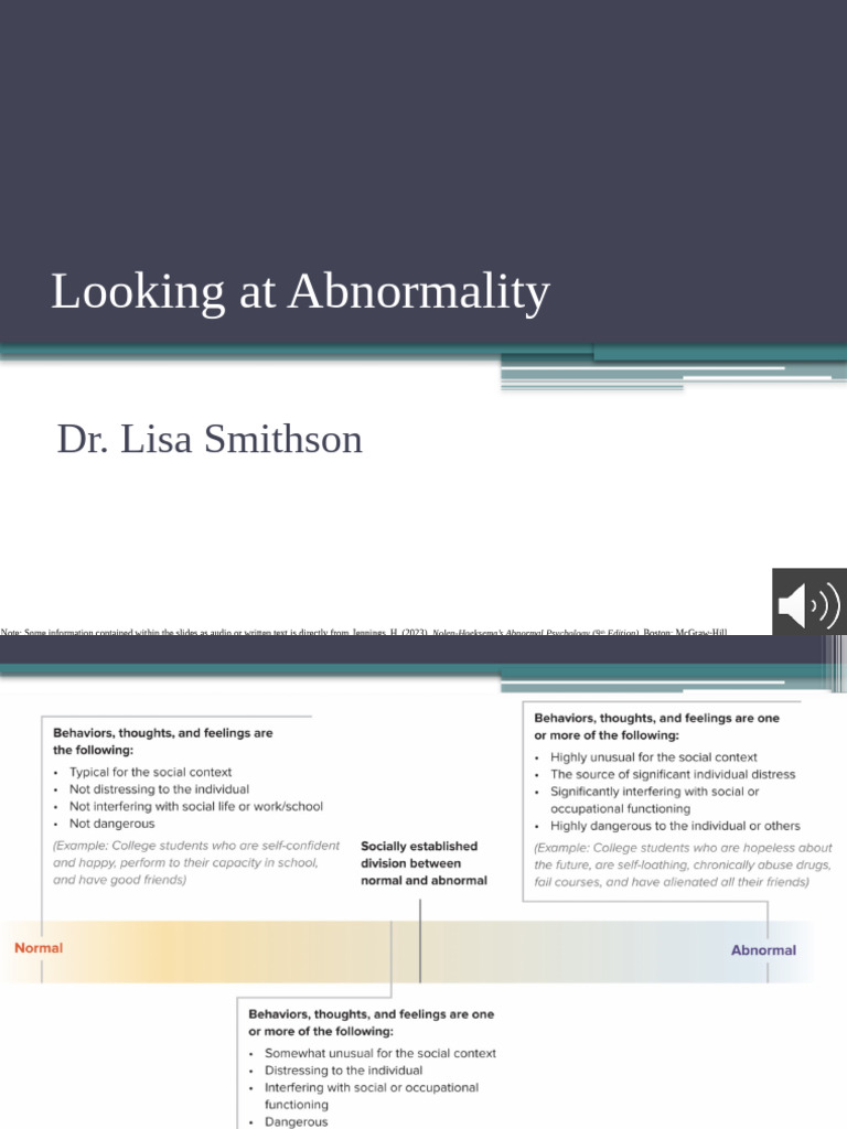 Understanding Abnormal Psychology Concepts | PDF | Mental Disorder ...