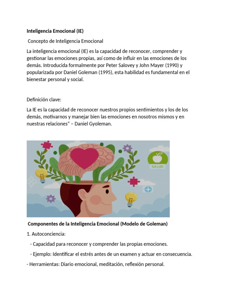Guía Completa sobre Inteligencia Emocional | PDF | Las emociones ...