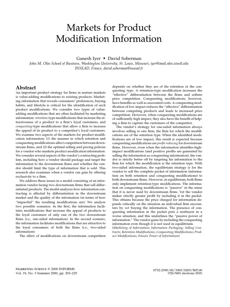 Product Modification Marketing Competition Free 30day Trial Scribd